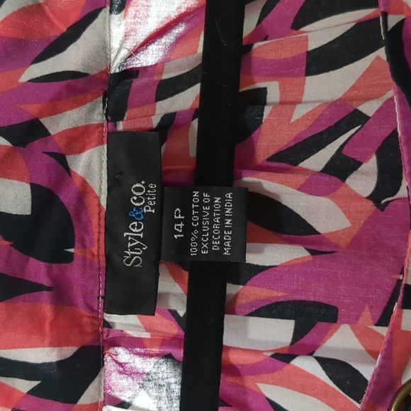 Style & Co shirt size 14P - Picture 13 of 13